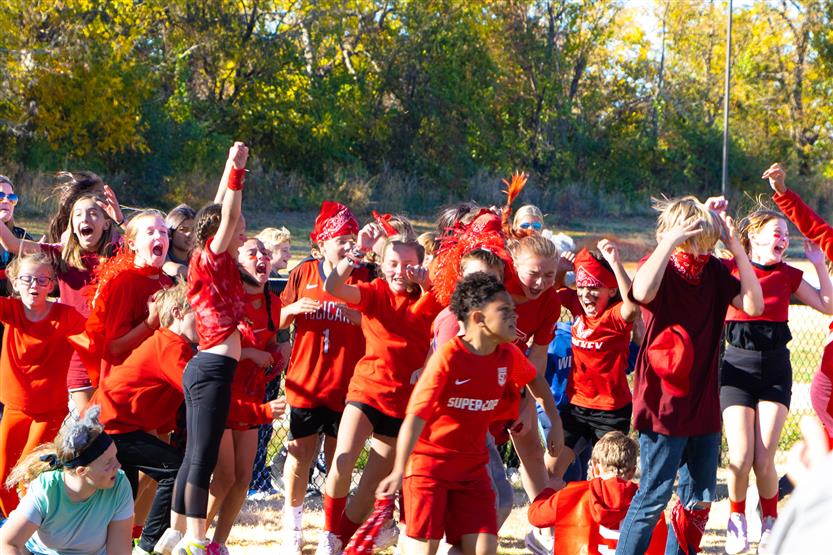 Students enjoy field day